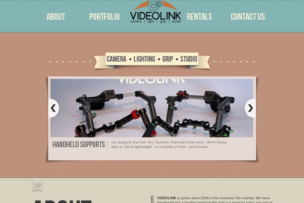 Retro theme site design template sample
