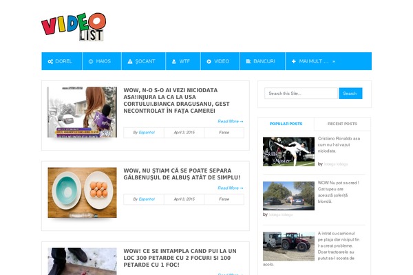 Bloggie theme site design template sample