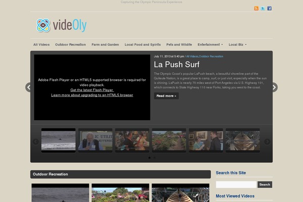 Videozoom theme site design template sample