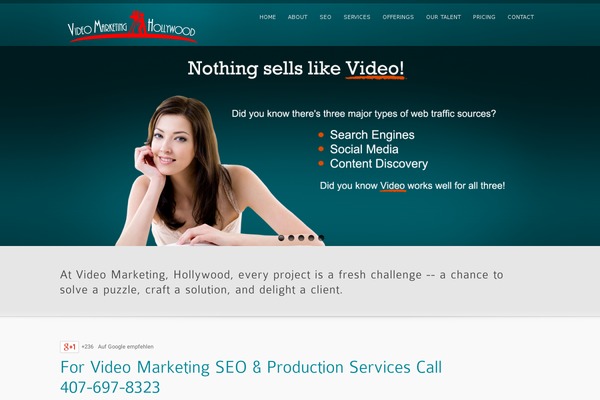 inFocus theme site design template sample