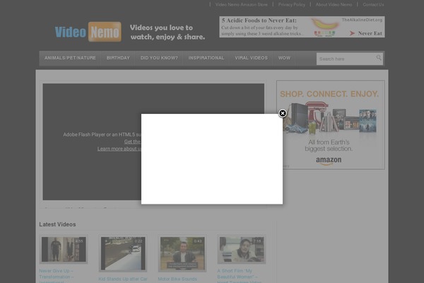 Video theme site design template sample