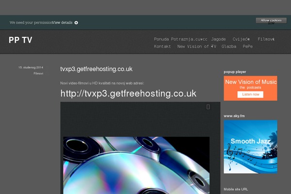 Site using Cookie Opt In plugin