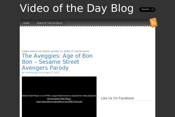 Snowblind theme site design template sample
