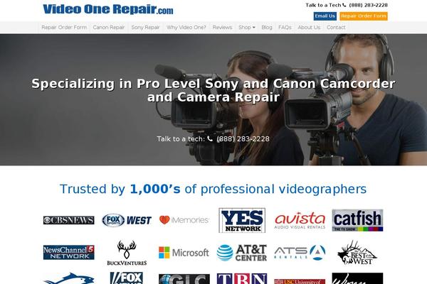 videoonerepair.com site used Altrablueprint