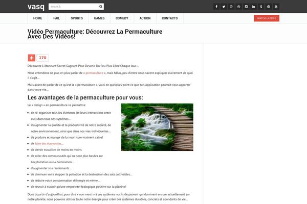 videopermaculture.com site used Uvctheme