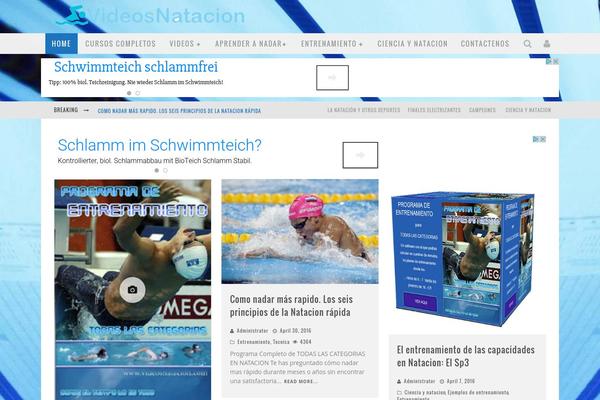 Valenti theme site design template sample
