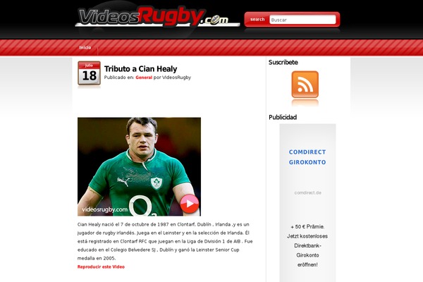 videosrugby.com site used Veronika
