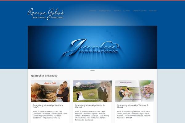 Salutation theme site design template sample