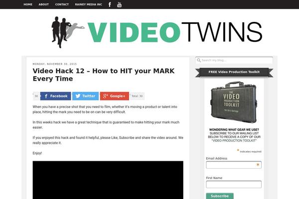 Get Noticed theme site design template sample