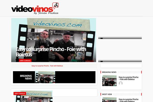 Fresh News theme site design template sample