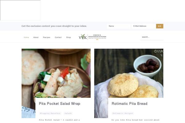 vidhyashomecooking.com site used Cravingspro-v442