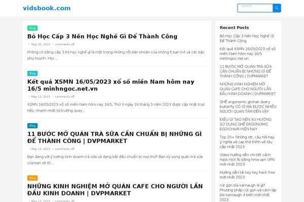 BlogSite theme site design template sample