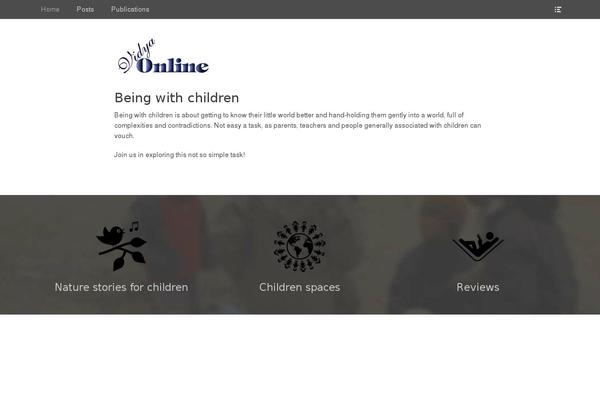 Full Frame theme site design template sample