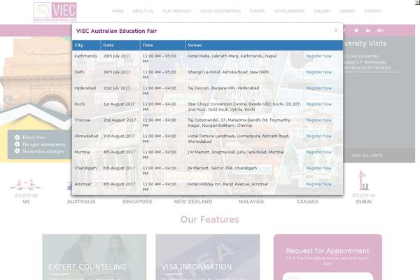Site using Themestek-liviza-extras plugin