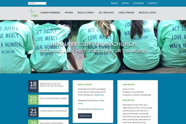 Salient theme site design template sample