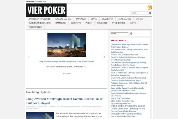 Tribune theme site design template sample