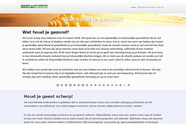 Luxe theme site design template sample