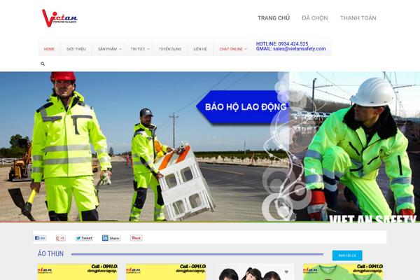 Site using Floating Social Bar plugin