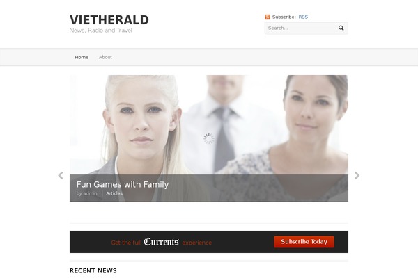 Currents theme site design template sample