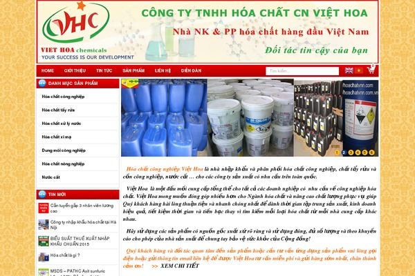 viethoachemco.vn site used Hrm