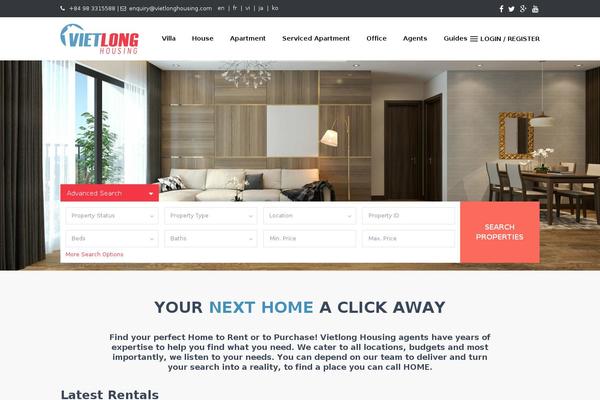 Site using Residence-gutenberg plugin