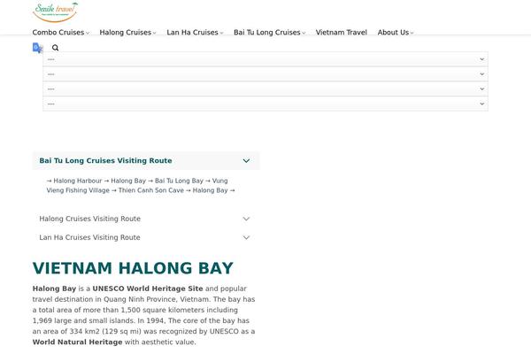 vietnamhalongbay.com site used Dulich