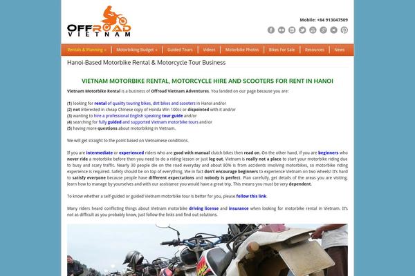 Modernize theme site design template sample
