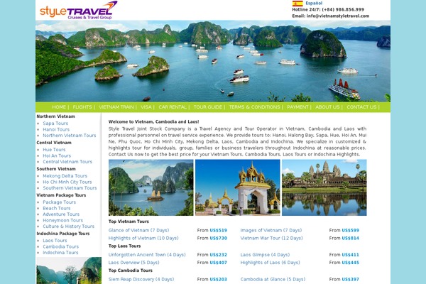 vietnamstyletravel.com site used BlankSlate