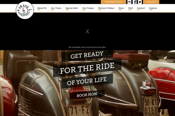 Jarvis theme site design template sample