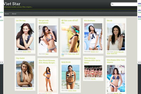 PinBlack theme site design template sample