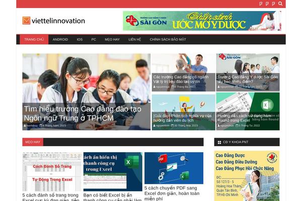 BMag theme site design template sample