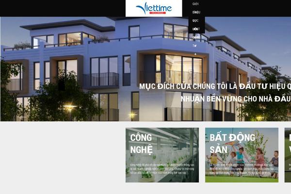 viettimeholdings.com site used Flatsome Child Theme