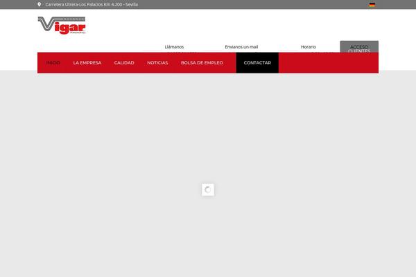 Transport-child theme site design template sample