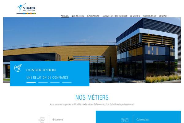 Kalium theme site design template sample