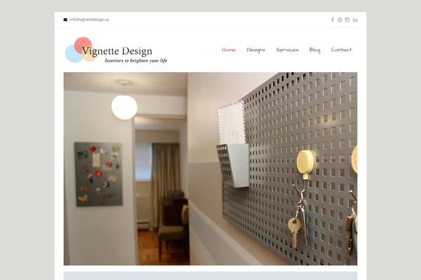 Total theme site design template sample