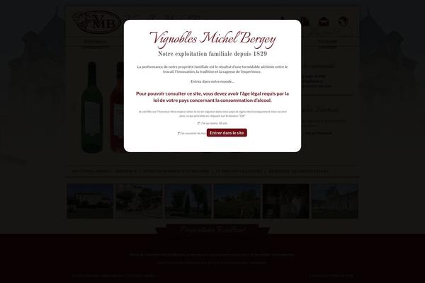 vignoblesbergey.com site used Bergey
