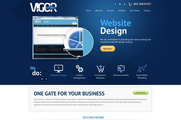 Doover theme site design template sample