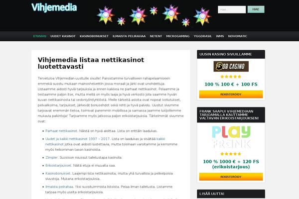 vihjemedia.com site used Forex2theme