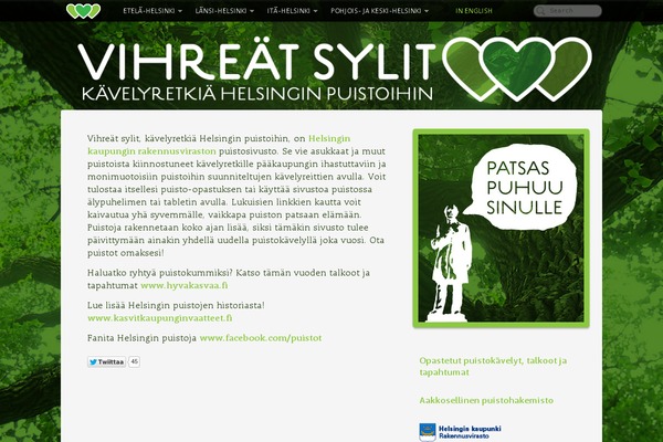 vihreatsylit.fi site used Helpuistot