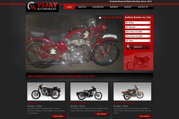 Automobile theme site design template sample