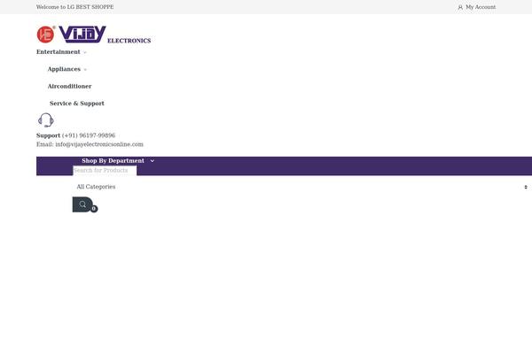 Electro theme site design template sample