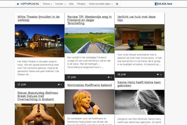 Pravda theme site design template sample