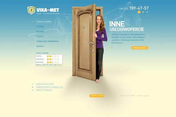vikamet.pl site used Vikamet