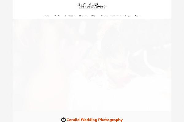 X Child theme site design template sample