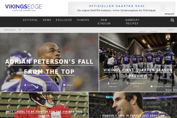 Valenti theme site design template sample