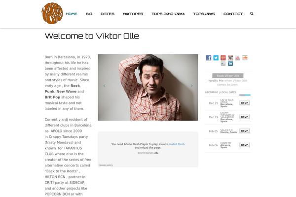 Vellum theme site design template sample
