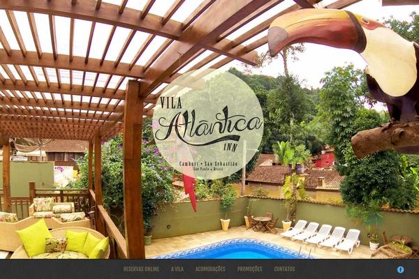 Atlantica theme site design template sample