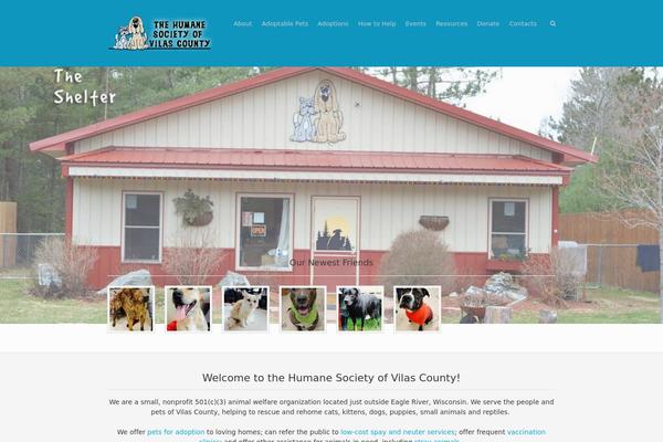 Rescue theme site design template sample