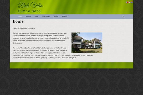 WordPress website example screenshot