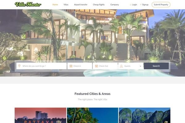 villa-hunter.com site used Vh